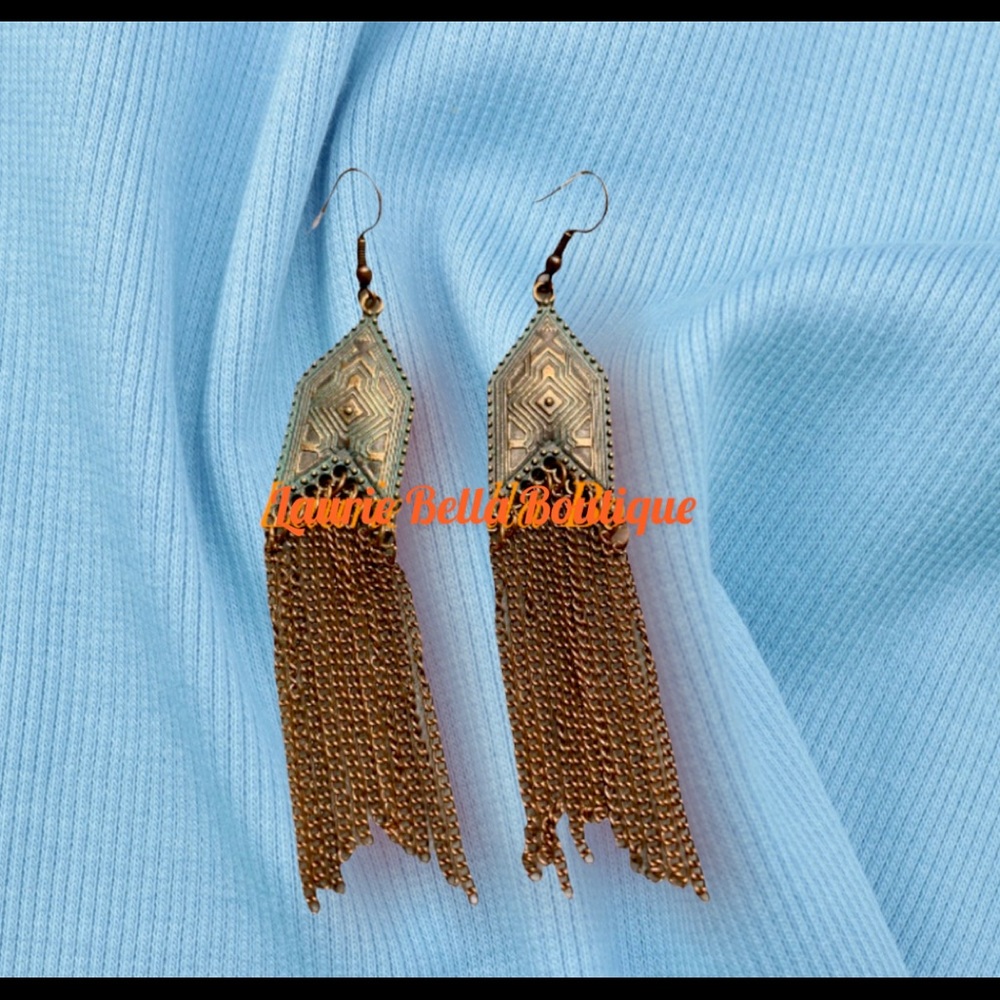 Antique Copper Earrings